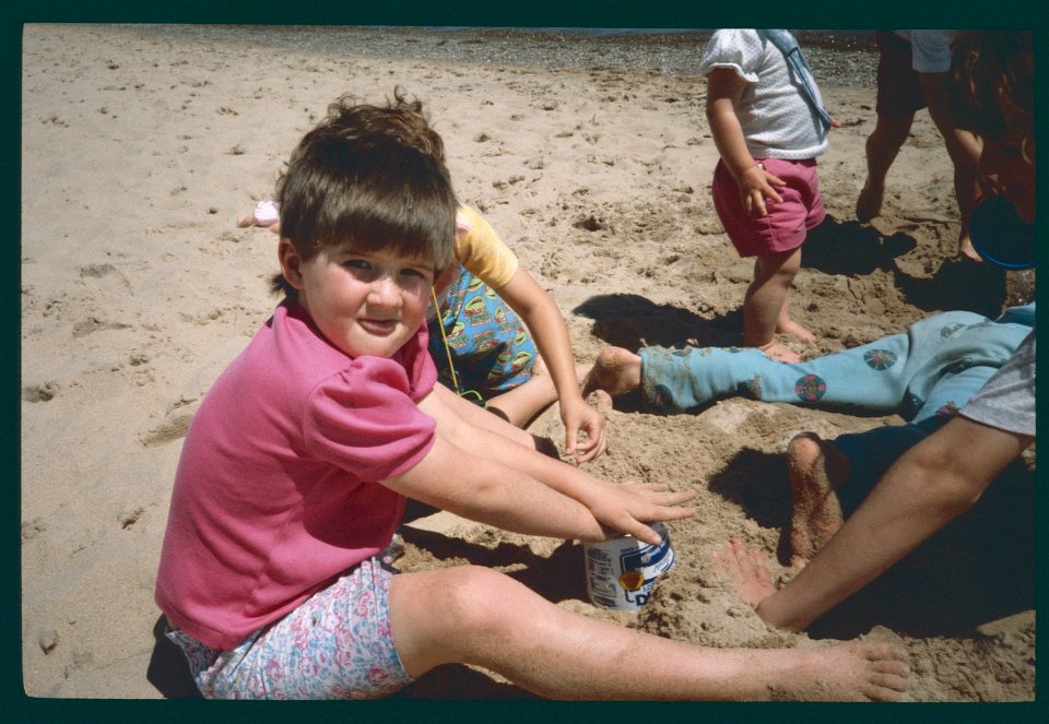 Family Camp 1991 on the Beach -2